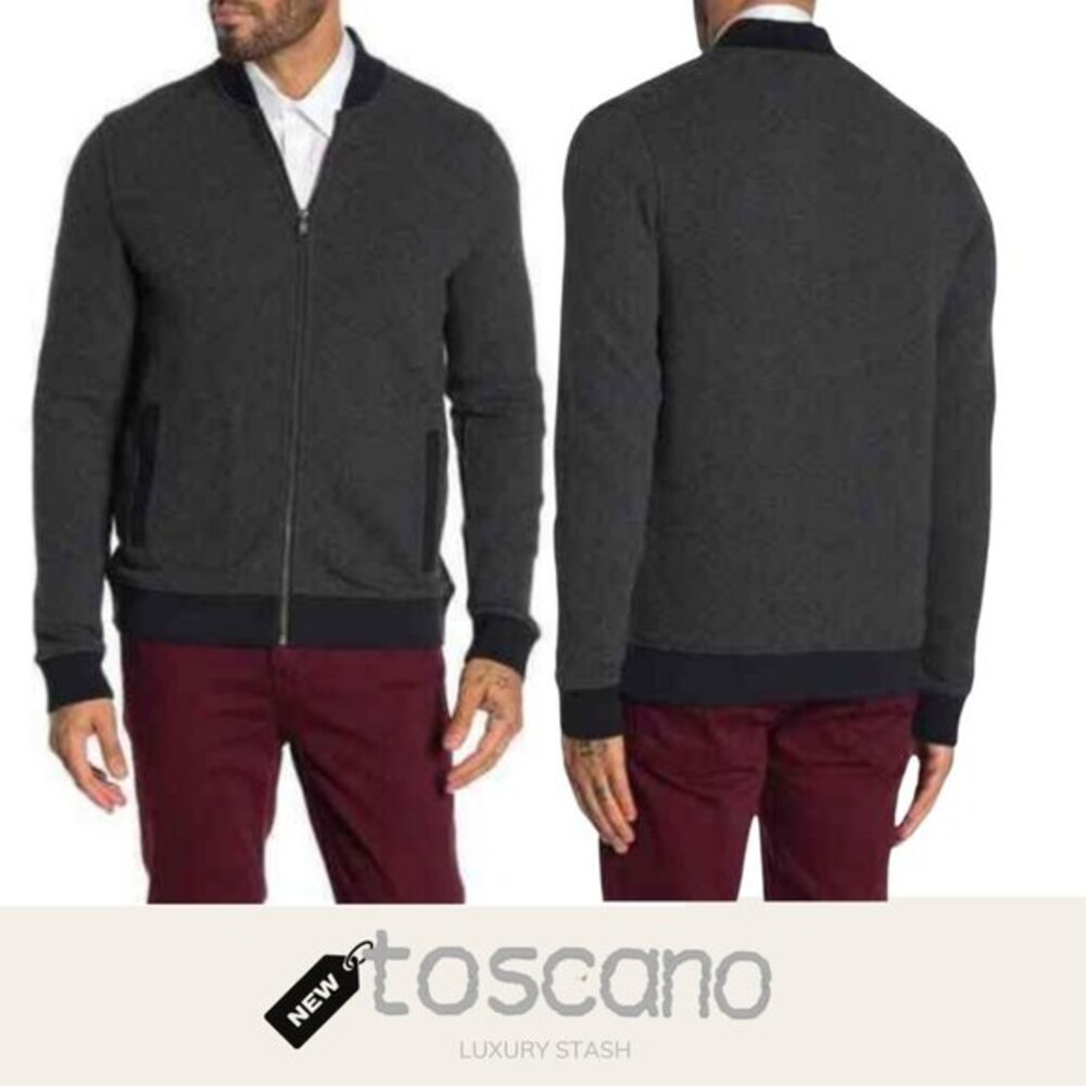 TOSCANO MEN'S JACKET NEW GRAY M RETAILS $250